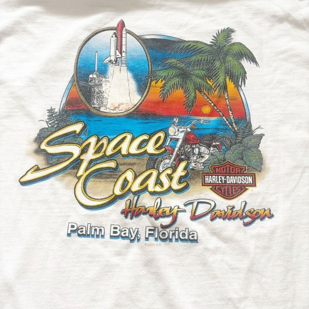 Harley Davidson Men's White T-shirt